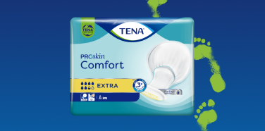 Uma embalagem de TENA ProSkin Comfort 